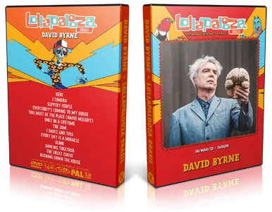 Artwork Cover of David Byrne 2018-03-24 DVD Lollapalooza Brazil Proshot