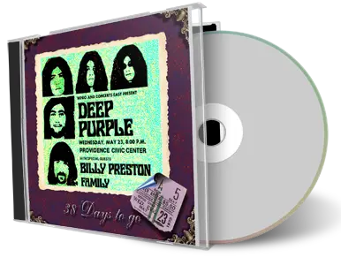 Artwork Cover of Deep Purple 1973-05-23 CD Providence Audience