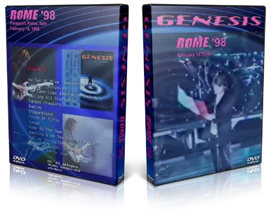 Artwork Cover of Genesis 1998-02-18 DVD Rome Audience