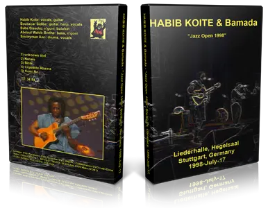Artwork Cover of Habib Koite and Bamada 1998-07-17 DVD Stuttgart Proshot