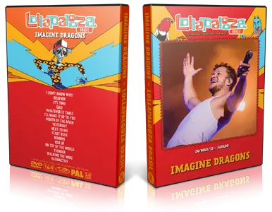 Artwork Cover of Imagine Dragons 2018-03-24 DVD Lollapalooza Brazil Proshot