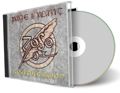 Artwork Cover of Jimmy Page and Robert Plant 1995-03-06 CD Miami Audience