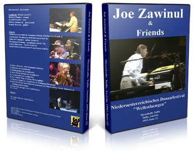 Artwork Cover of Joe Zawinul 1992-06-12 DVD Tulln Proshot