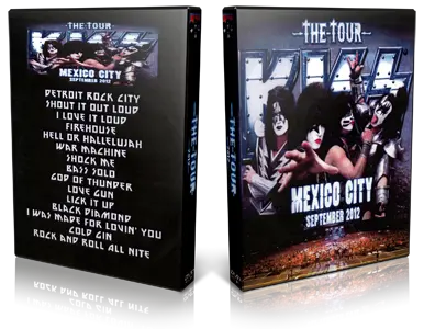 Artwork Cover of KISS 2012-09-29 DVD Mexico City Audience