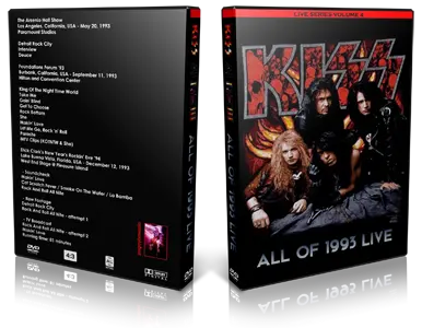 Artwork Cover of KISS Compilation DVD All Of 1993 Proshot