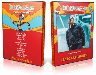 Artwork Cover of Liam Gallagher 2018-03-25 DVD Lollapalooza Brazil Proshot