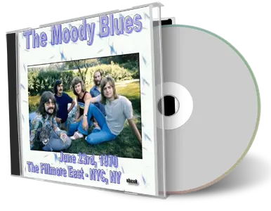 Artwork Cover of Moody Blues Compilation CD Filmore 1970 Audience