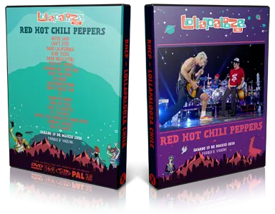 Artwork Cover of Red Hot Chili Peppers 2018-03-17 DVD Lollapalooza Chile Proshot