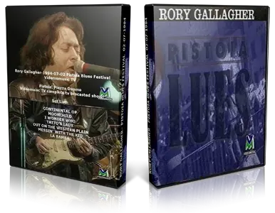 Artwork Cover of Rory Gallagher 1994-07-02 DVD Pistoia Proshot