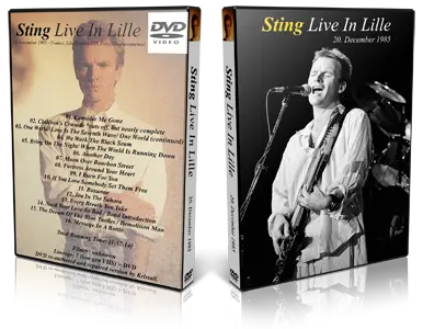 Artwork Cover of Sting 1985-12-20 DVD Lille Audience