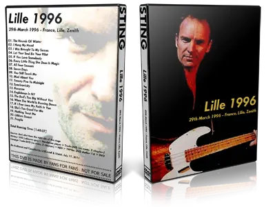 Artwork Cover of Sting 1996-03-29 DVD Lille Audience