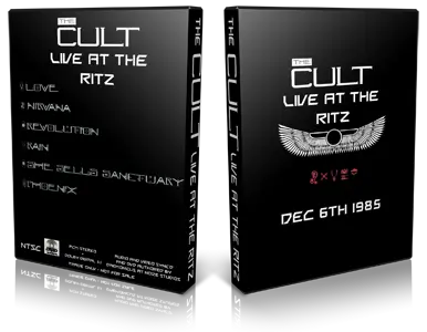 Artwork Cover of The Cult 1985-12-06 DVD New York Proshot
