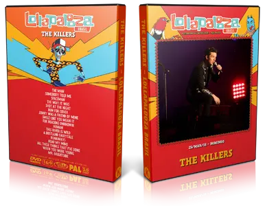 Artwork Cover of The Killers 2018-03-25 DVD Lollapalooza Brazil Proshot