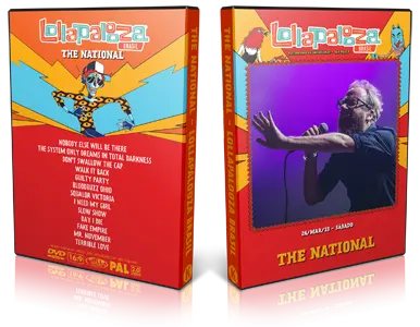 Artwork Cover of The National 2018-03-24 DVD Lollapalooza Brazil Proshot