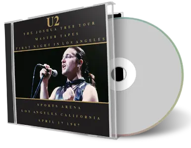 Artwork Cover of U2 1987-04-17 CD Los Angeles Audience