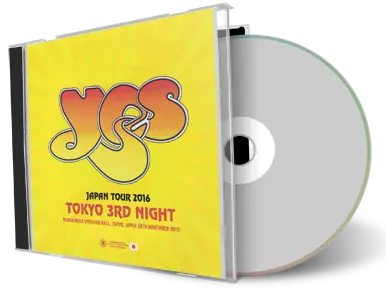 Artwork Cover of Yes 2016-11-28 CD Tokyo Soundboard