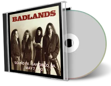 Artwork Cover of Badlands 1992-05-07 CD San Diego Audience