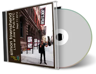 Artwork Cover of Simon Townshend 2012-09-11 CD New York City Soundboard