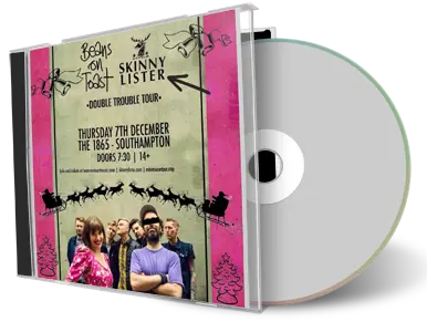 Artwork Cover of Skinny Lister 2017-12-07 CD Southampton Audience