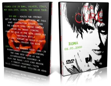 Artwork Cover of The Cure 2000-05-08 DVD Rome Audience