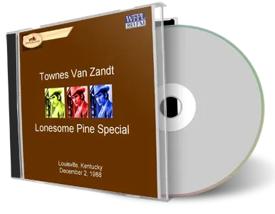 Artwork Cover of Townes Van Zandt 1988-12-02 CD Louisville Soundboard