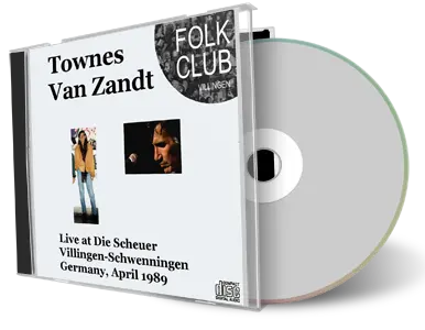 Artwork Cover of Townes Van Zandt 1989-04-01 CD Villingen Schwenningen Soundboard