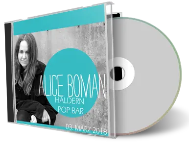 Artwork Cover of Alice Boman 2018-03-03 CD Haldern Audience