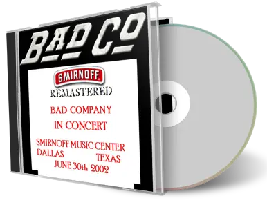 Artwork Cover of Bad Company 2002-06-30 CD Dallas Audience