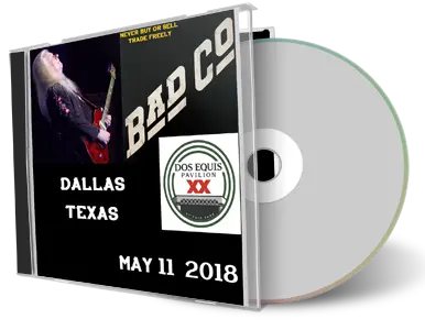 Artwork Cover of Bad Company 2018-05-11 CD Dallas Audience