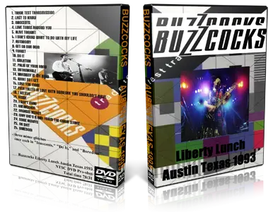 Artwork Cover of Buzcocks Compilation DVD Austin 1993 Audience