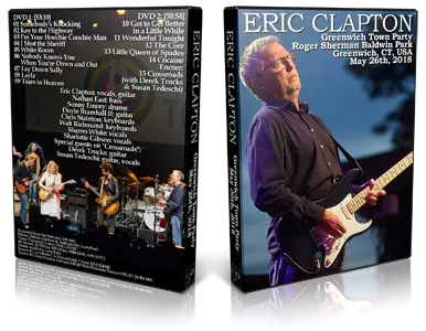 Artwork Cover of Eric Clapton 2018-05-26 DVD Greenwich Town Party Audience