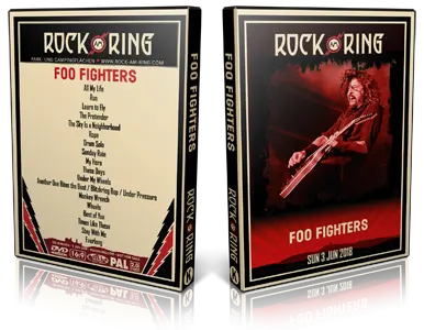 Artwork Cover of Foo Fighters 2018-06-03 DVD Rock am Ring Proshot