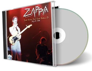 Artwork Cover of Frank Zappa 1984-07-29 CD Santa Barbara Audience