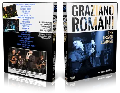 Artwork Cover of Graziano Romani 2017-06-10 DVD Bergamo Audience
