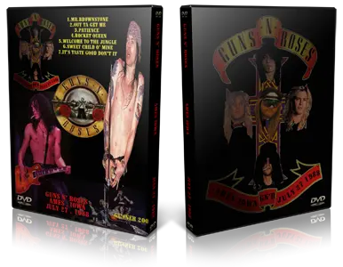 Artwork Cover of Guns N Roses 1988-07-27 DVD Ames Audience