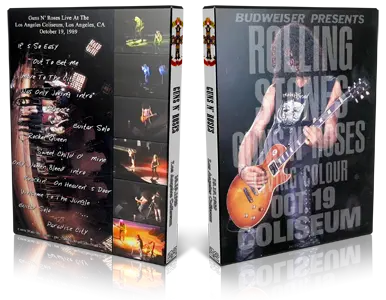 Artwork Cover of Guns N Roses 1989-10-19 DVD Los Angeles Audience