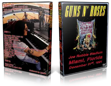 Artwork Cover of Guns N Roses 1991-12-31 DVD Miami Audience
