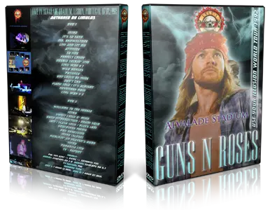 Artwork Cover of Guns N Roses 1992-07-02 DVD Lisbon Audience