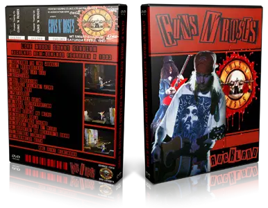 Artwork Cover of Guns N Roses 1993-02-06 DVD Auckland Audience