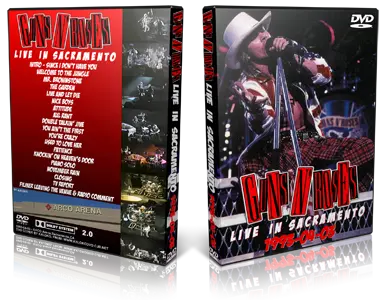 Artwork Cover of Guns N Roses 1993-04-03 DVD Sacramento Audience