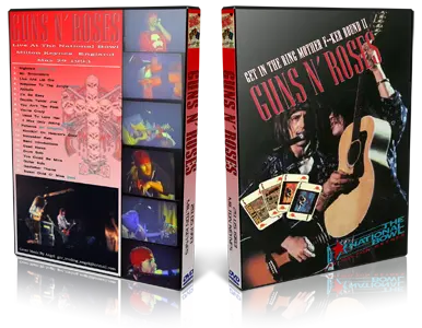 Artwork Cover of Guns N Roses 1993-05-29 DVD Milton Keynes Audience