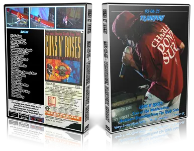 Artwork Cover of Guns N Roses 1993-06-25 DVD Frankfurt Audience