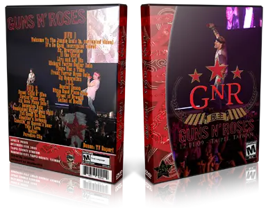 Artwork Cover of Guns N Roses 2009-12-11 DVD Taipei Audience