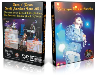 Artwork Cover of Guns N Roses 2014-03-30 DVD Curitiba Audience