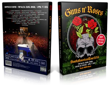 Artwork Cover of Guns N Roses 2014-04-17 DVD Fortaleza Audience