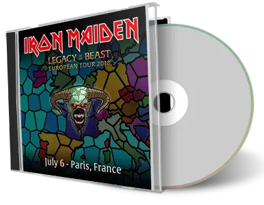 Artwork Cover of Iron Maiden 2018-07-06 CD Paris Audience