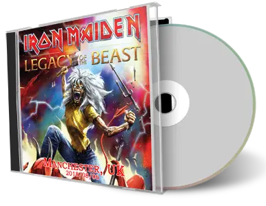 Artwork Cover of Iron Maiden 2018-08-06 CD Manchester Audience