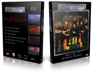 Artwork Cover of Iron Maiden 1995-10-17 DVD Bucharest Proshot