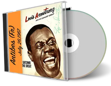 Artwork Cover of Louis Armstrong 1967-07-26 CD Antibes Soundboard