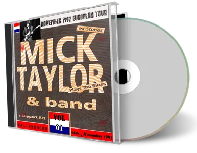 Artwork Cover of Mick Taylor 1992-11-14 CD Hellendoorn Audience